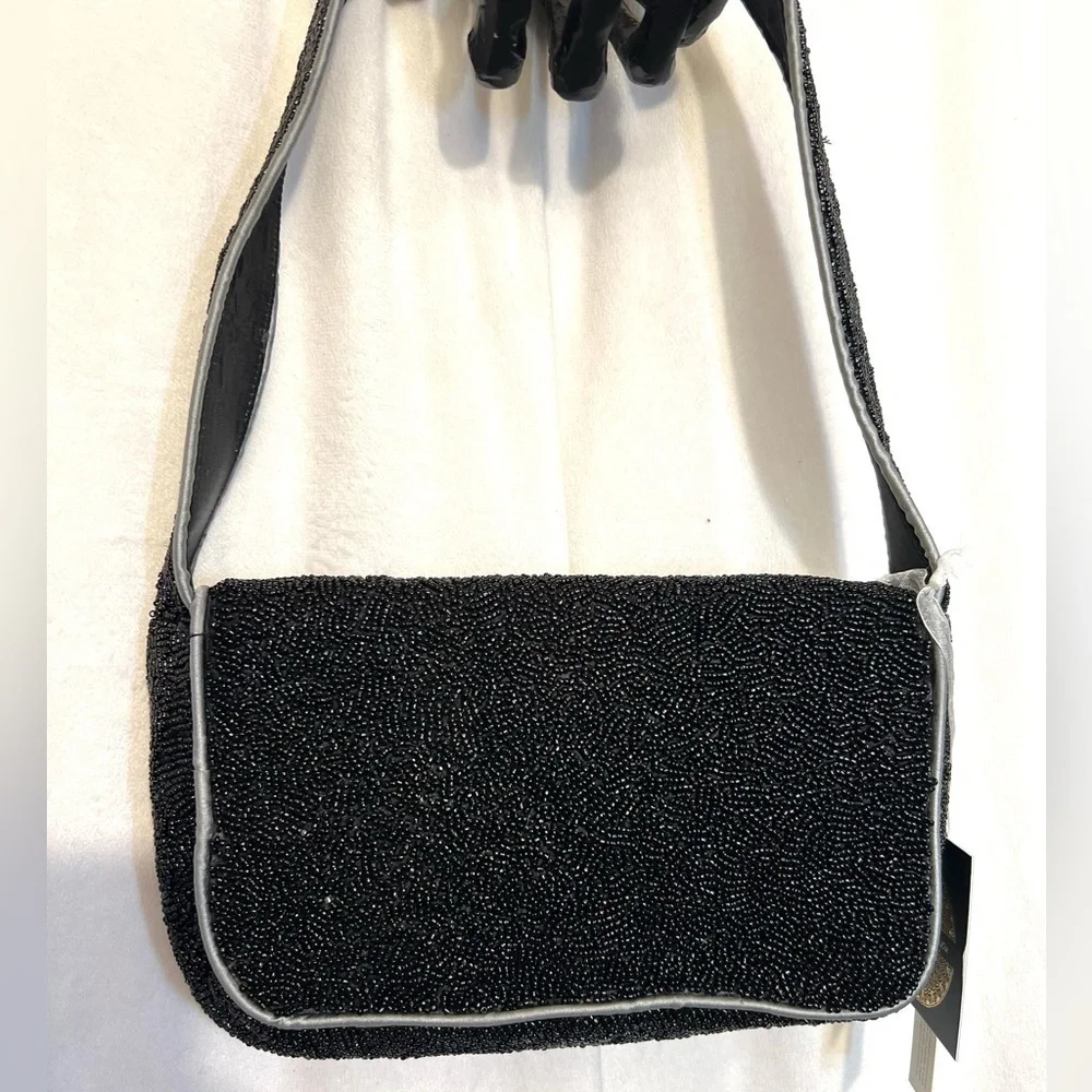 ☠️🖤MADE IN INDIA, VIRAL Skull Beaded Shoulder Bag🖤☠️NWT